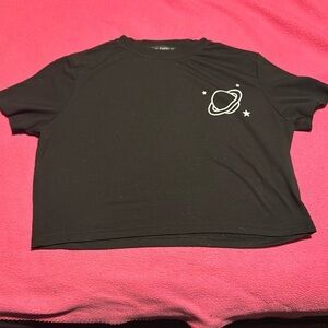 Cute Saturn Crop Top